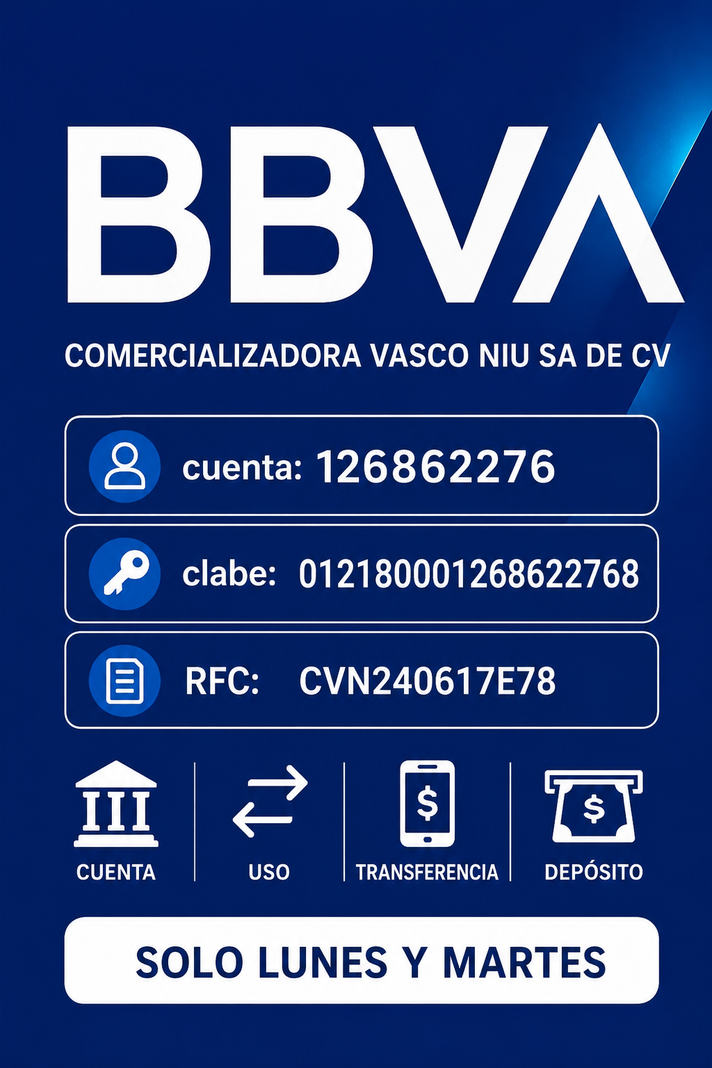 Cuenta de pago